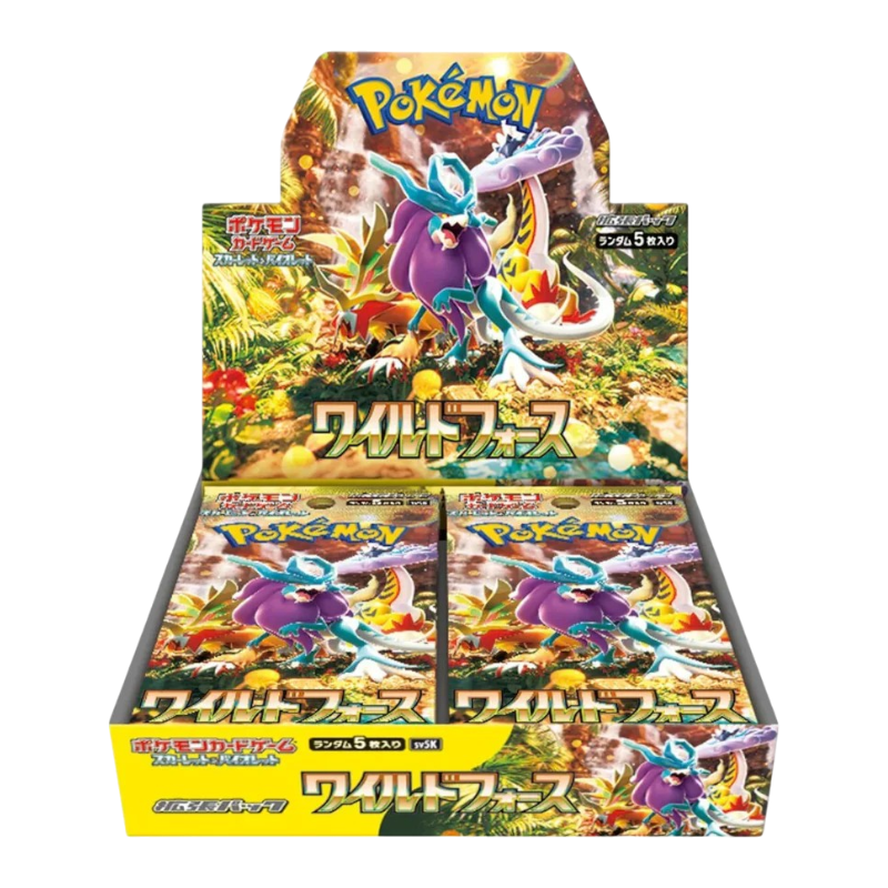 Pokémon Scarlet & Violet Wild Force (sv5K) Booster Display