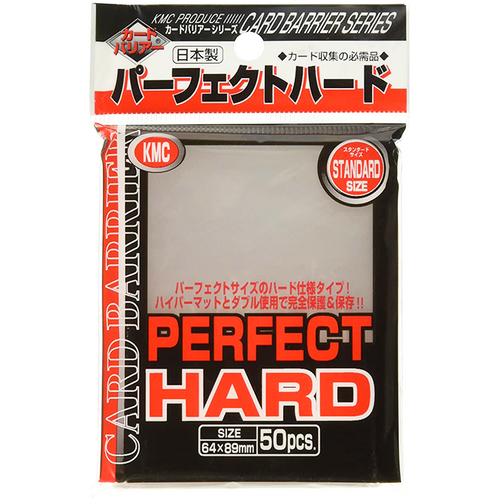 KMC Perfect Size HARD Sleeves 50x