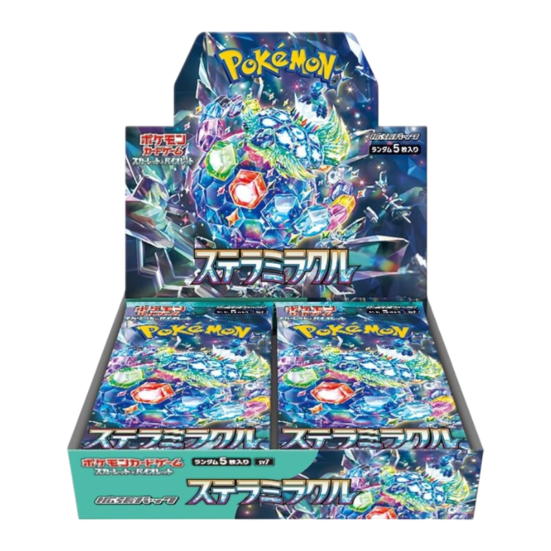 Pokémon Scarlet & Violet Stellar Miracle (sv7) Booster Display - JPN